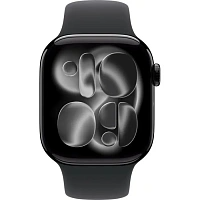 умные часы apple watch s11 46 mm jet black aluminum case with black sport band s/m умные часы apple watch s11 46 mm jet black aluminum case with black sport band s/m