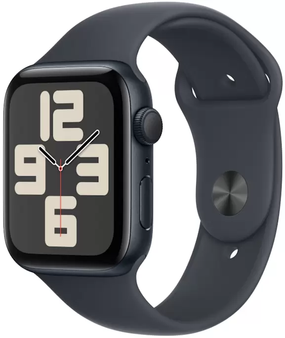 умные часы apple watch se (2023) 40 midnight case midnight band s/m (mr9x3)