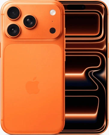 смартфон apple iphone 17 pro max 512 гб, "космический оранжевый" | cosmic orange (nano-sim + esim)