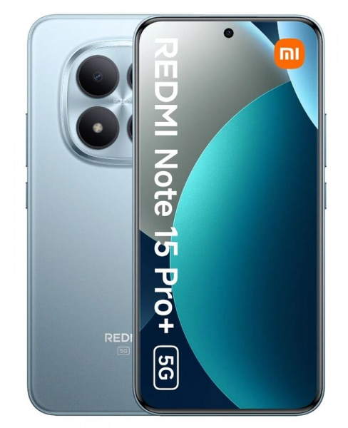 смартфон xiaomi redmi note 15 pro plus 8/256 гб glacier blue