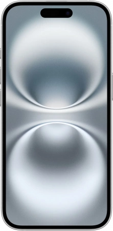 смартфон apple iphone 16 128 гб, white (nano-sim + esim)