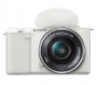 sony vlogcam zv-e10l 16-50 mm kit white sony vlogcam zv-e10l 16-50 mm kit white