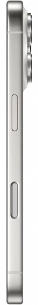 смартфон apple iphone 16 pro 128 гб, white titanium (nano-sim + nano-sim)