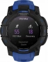 умные часы watch garmin instinct 3 50 amoled black with black/bolt blue band 010-03020-03