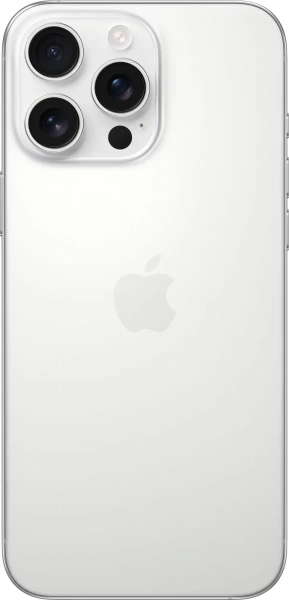 смартфон apple iphone 16 pro 128 гб, white titanium (nano-sim + nano-sim)