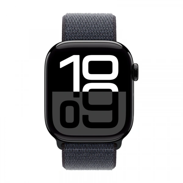 умные часы apple watch s10 46 mm jet black aluminum case sport loop