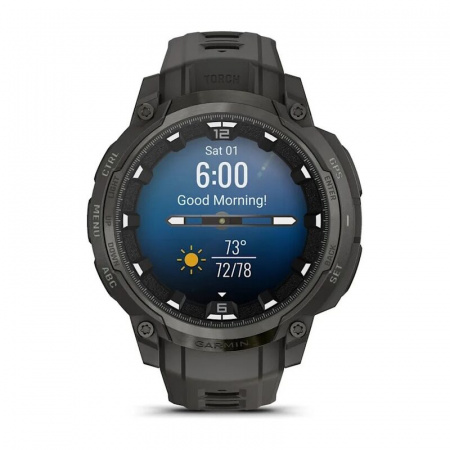 умные часы watch garmin instinct crossover amoled charcoal black 010-03398-00