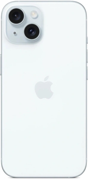 смартфон apple iphone 15 256 гб, blue (nano-sim + esim)