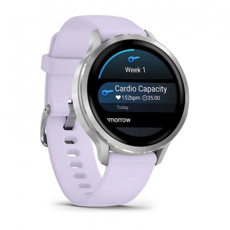 умные часы watch garmin venu 4 41 mm silver purple 010-03013-01