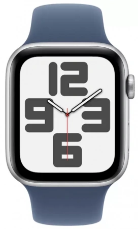 умные часы apple watch se (2023) 40 silver case blue sport band s/m (mre13)