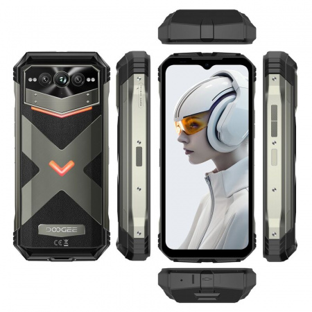 смартфон doogee  v max plus 16/512 гб, pewter gray