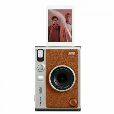 фотоаппарат моментальной печати fujifilm instax mini evo usb brown
