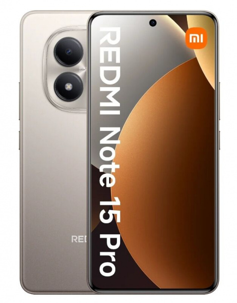 смартфон xiaomi redmi note 15 pro 5g 8/512 гб titanium color