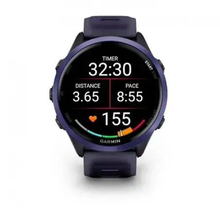 умные часы watch garmin forerunner 570 47mm indigo imperial purple/indigo band 010-02971-02