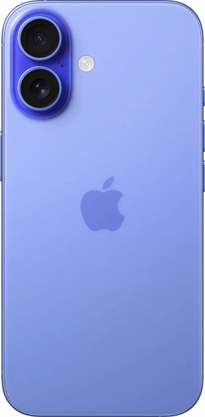 смартфон apple iphone 16 256 гб, ultramarine (nano-sim + esim)