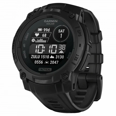 умные часы watch garmin instinct 3 50 tactical amoled edition black/black 010-03020-50