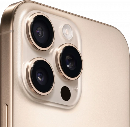 смартфон apple iphone 16 pro 128 гб, desert titanium (esim)