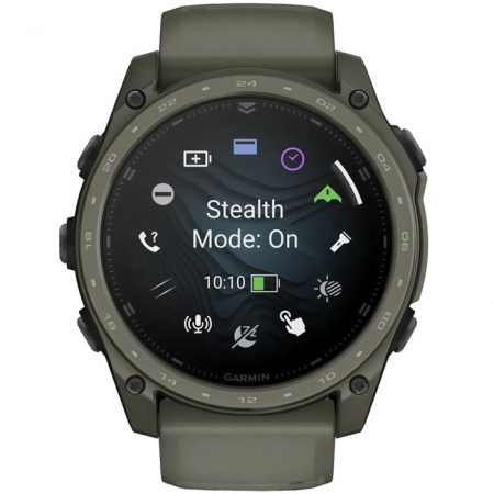 умные часы watch garmin tactix 8 51mm amoled olive drab cerakote with black silicone 010-04553-11